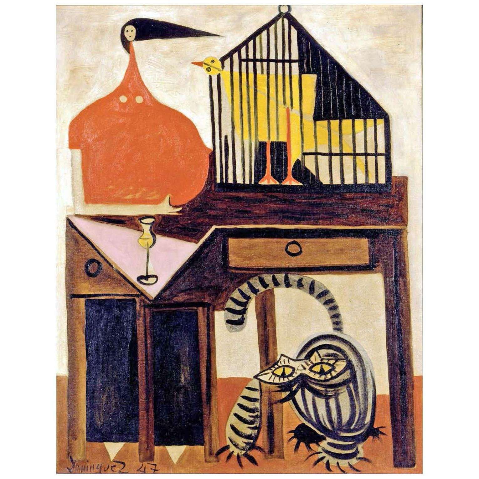  Oscar Dominguez. El Gato y el Canario. 1947. Museo Reina Sofia Madrid