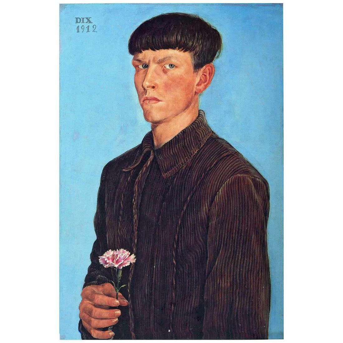  Otto Dix. Self-Portrait. 1912. Detroit Institute of Art
