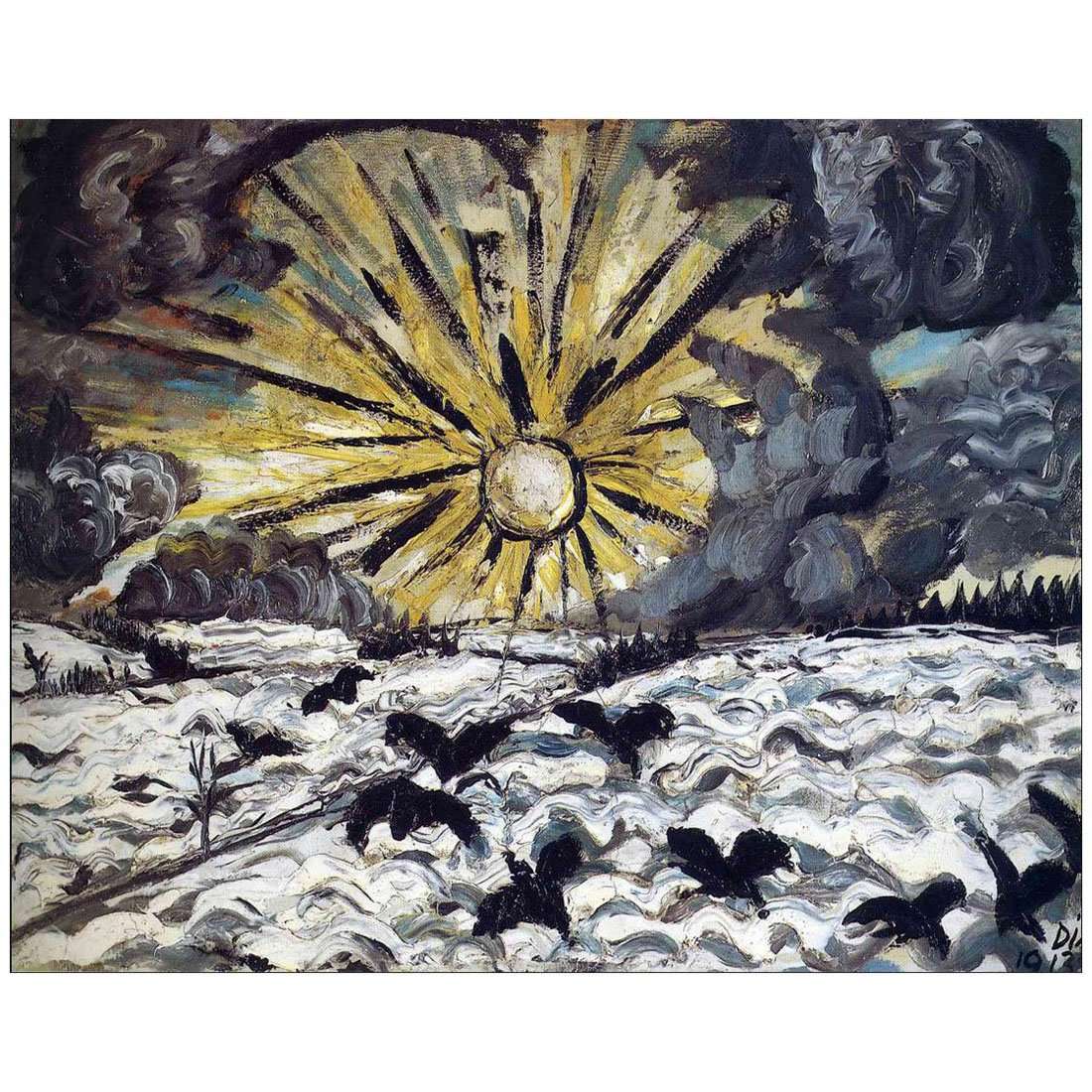  Otto Dix. Sunrise. 1913. Galerie Neue Meister Dresden