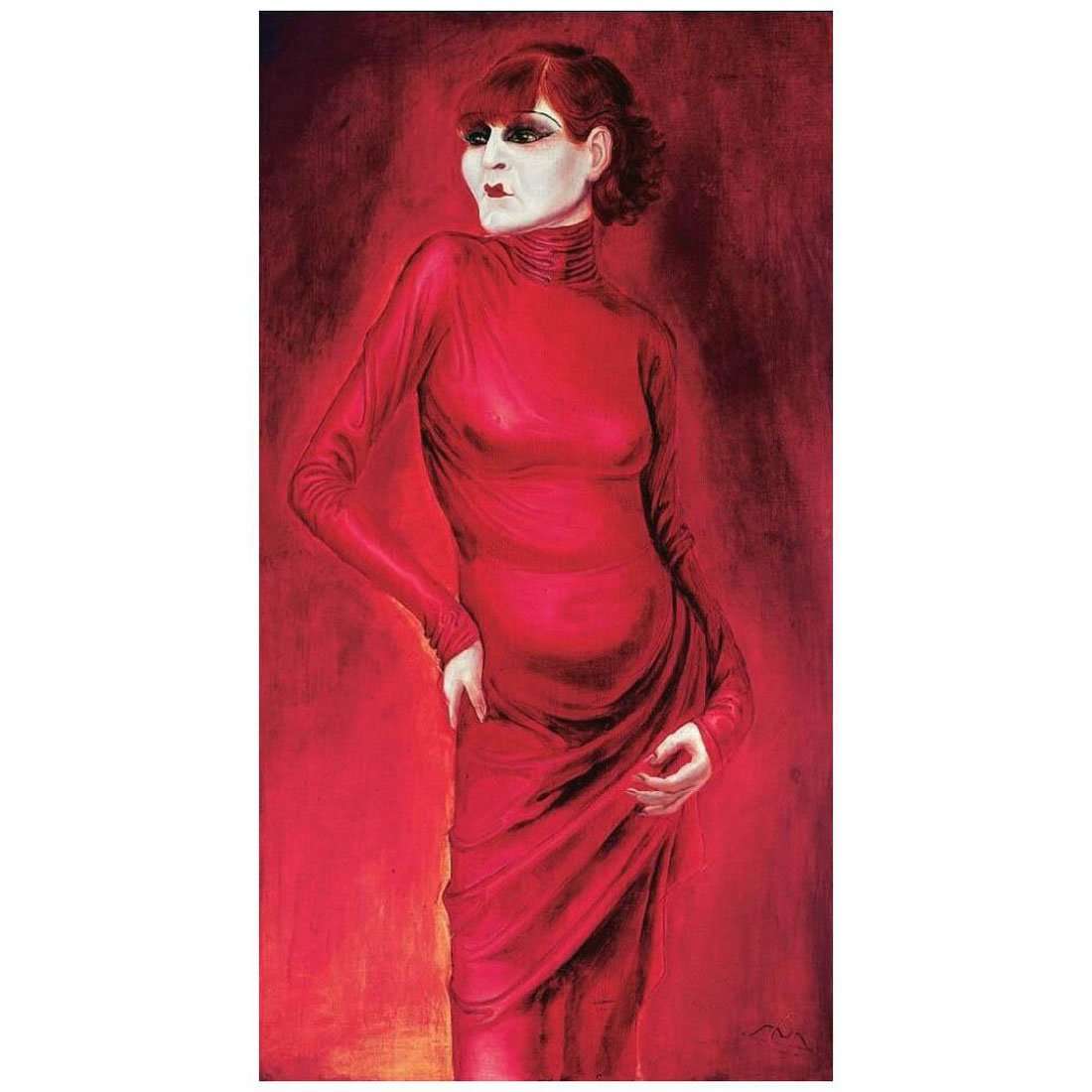  Otto Dix. Dancer Anita Berber. 1925. Staatsgalerie Stutgart