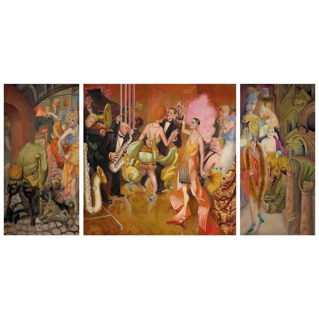  Otto Dix. Metropolis. 1927-1928. Kunstmuseum, Stuttgart