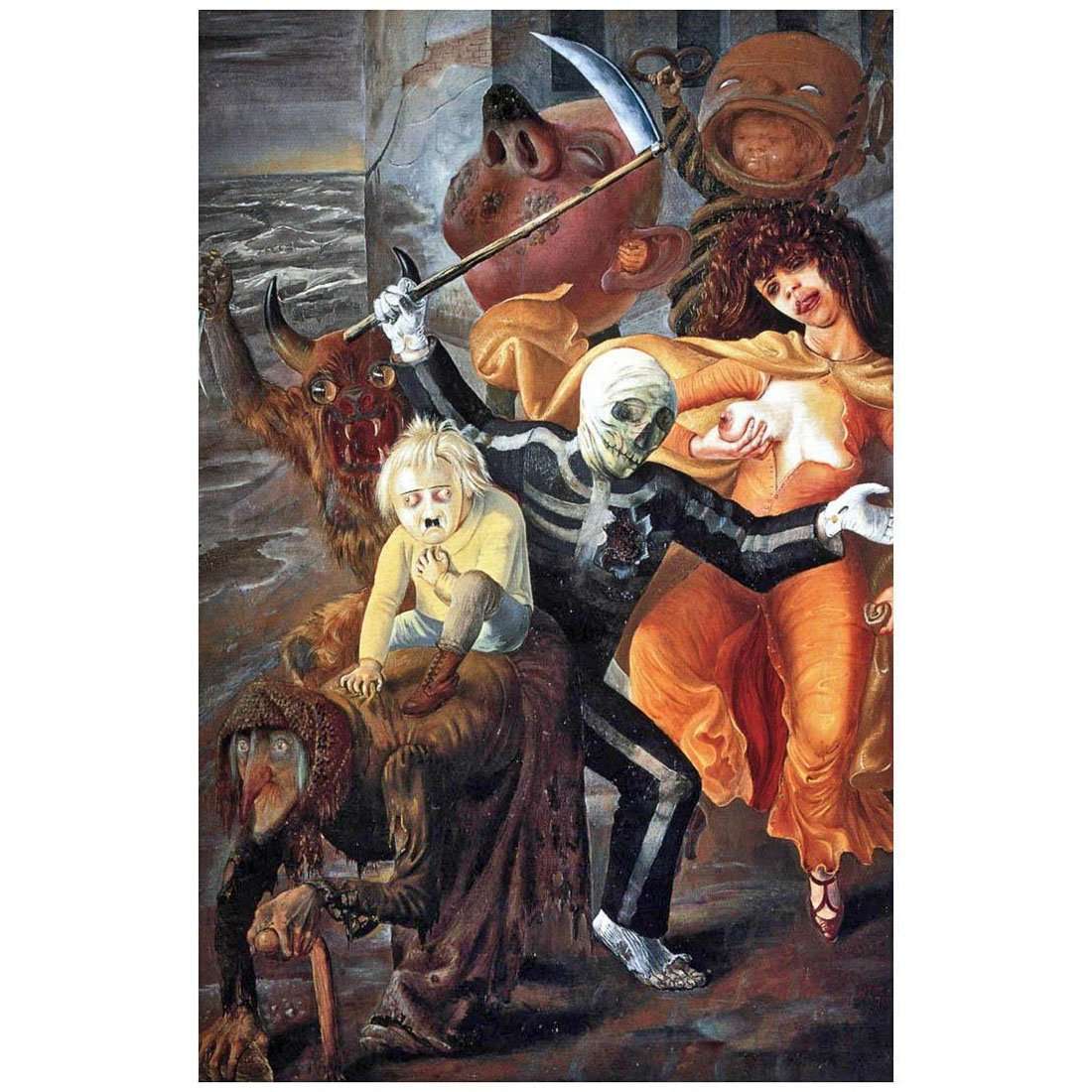  Otto Dix. Seven Deadly Sins. 1932. Kunsthalle Karlsruhe