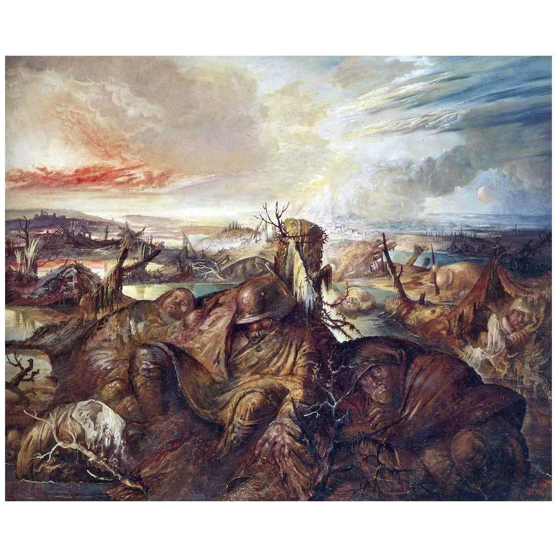  Otto Dix. Flanders. 1934. Gemaldegalerie Berlin