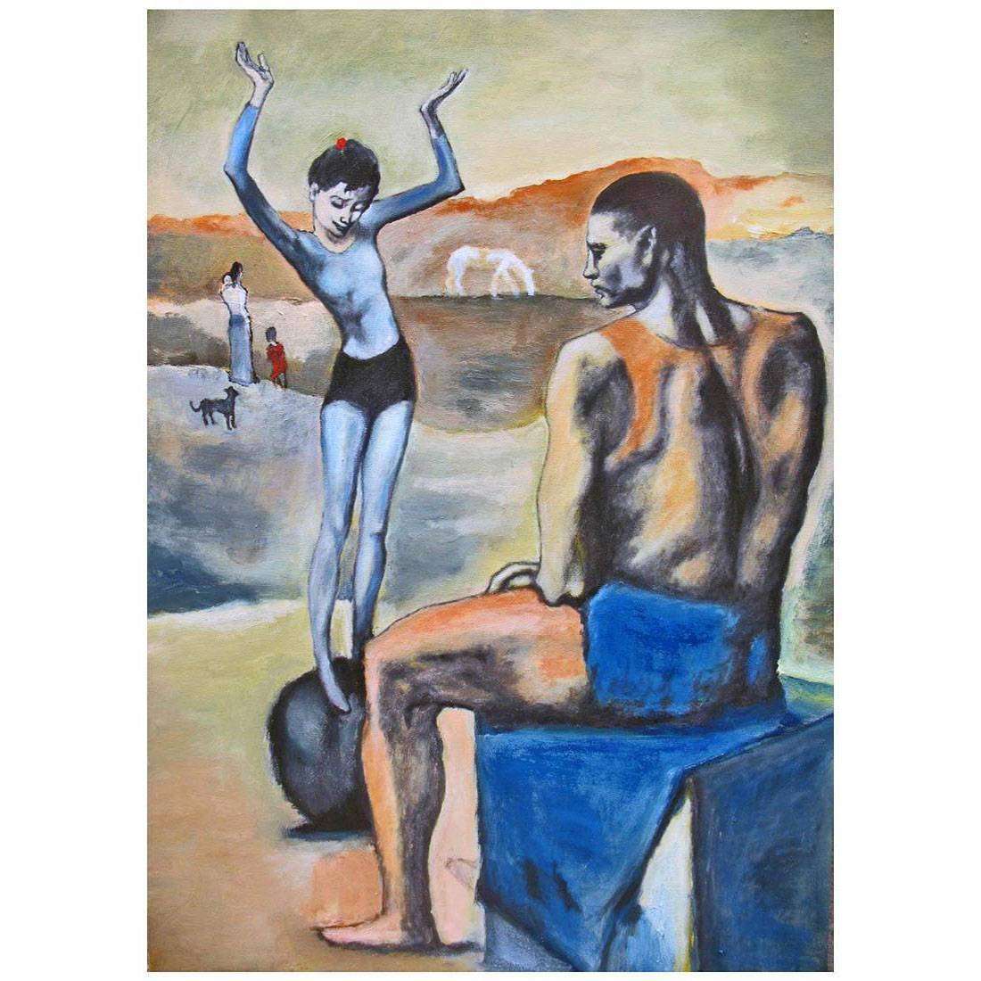  Pablo Picasso. Acrobate a la boule. 1905. Musee Pouchkine, Moscou