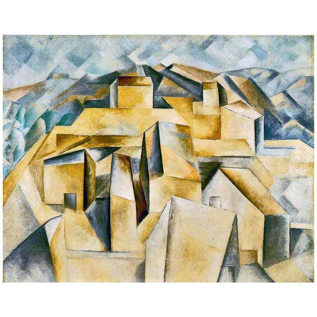  Pablo Picasso. Maisons sur la colline Horta de Ebro. 1907. Nationalgalerie, Berlin