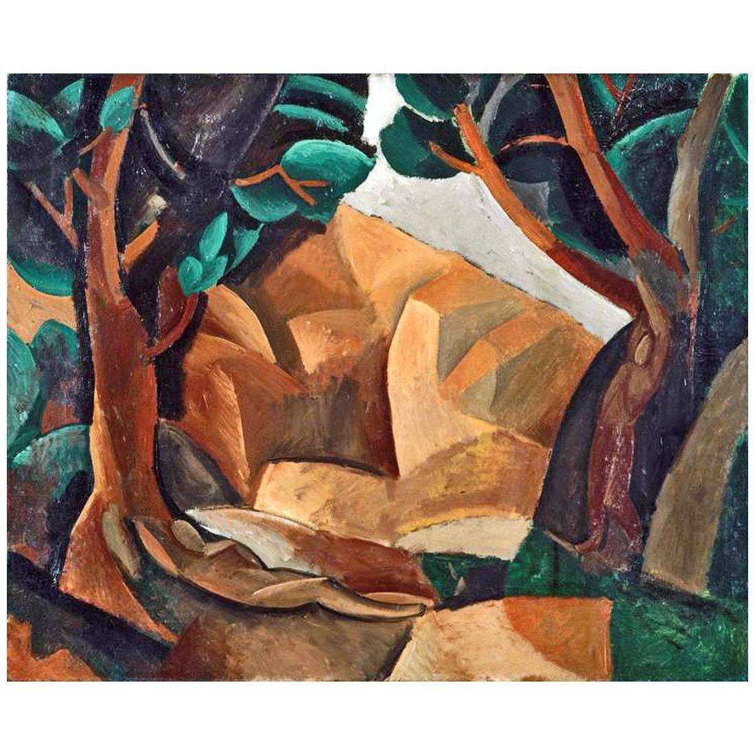 Pablo Picasso. Paysage aux deux figures. 1908. Musee Picasso, Paris