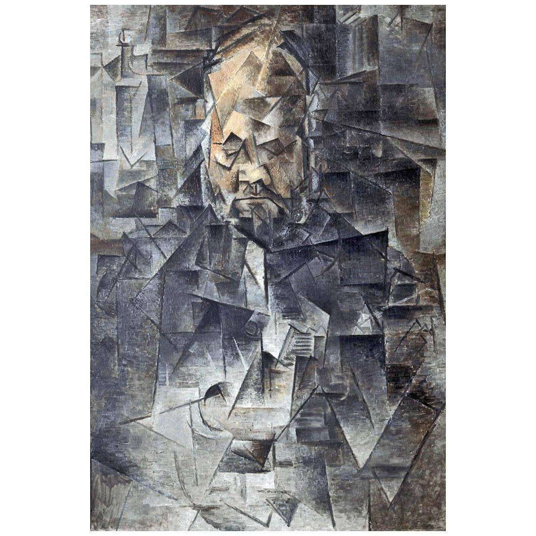  Pablo Picasso. Portrait de Ambroise Vollard. 1910. Musee Pouchkine, Moscou