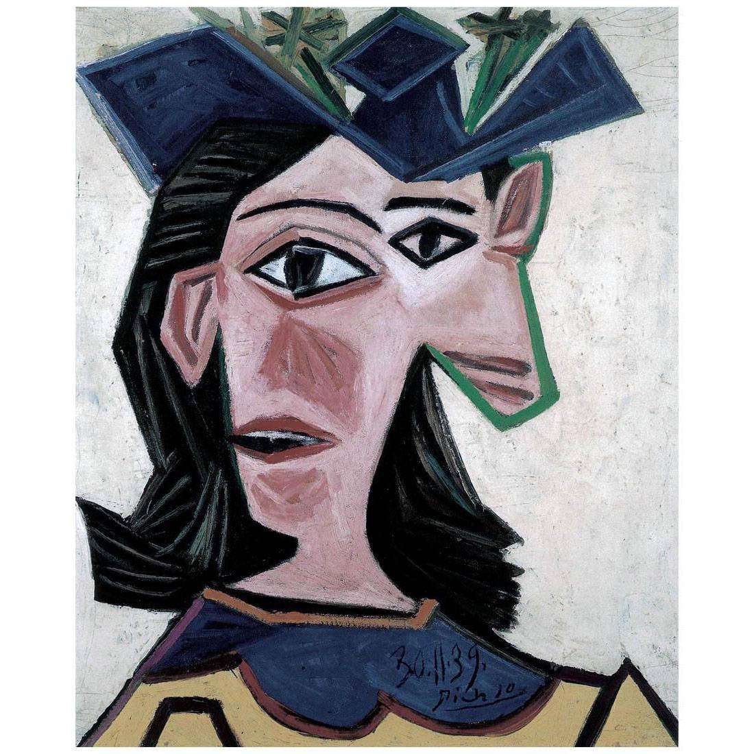  Pablo Picasso. Femme au chareau dans un fauteuil. Dora. 1941. Kunstmuseum, Basel