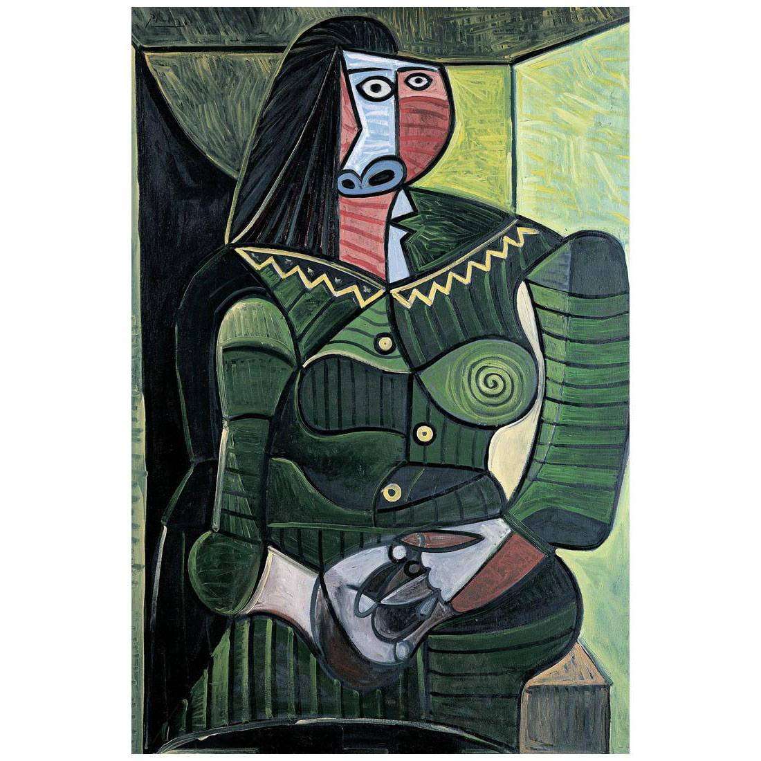  Pablo Picasso. Femme en vert. Dora. 1944. Foundation Beyeler, Basel