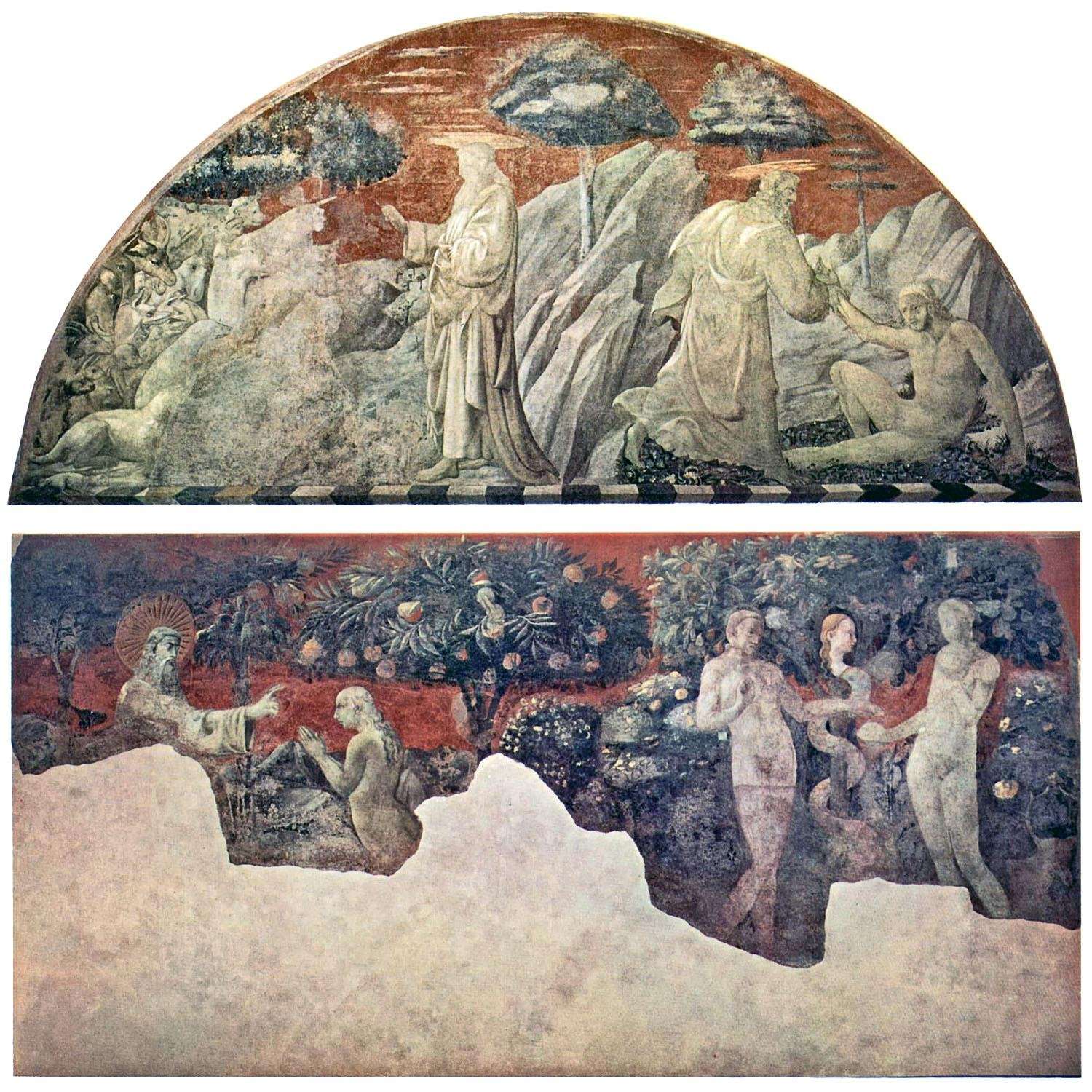   Paolo Uccello. Storie della Genesi. 1420-1425. Santa Maria Novella Firenze
