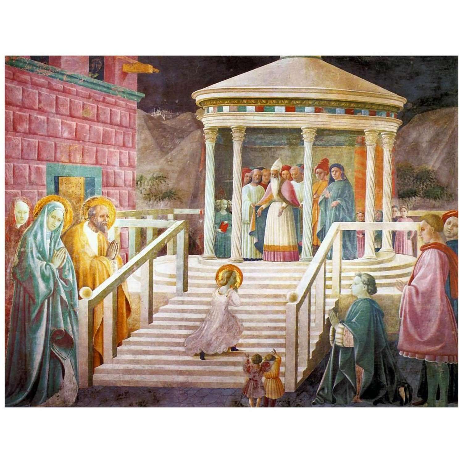   Paolo Uccello. La presentazione della Vergine. 1435. Duomo, Prato