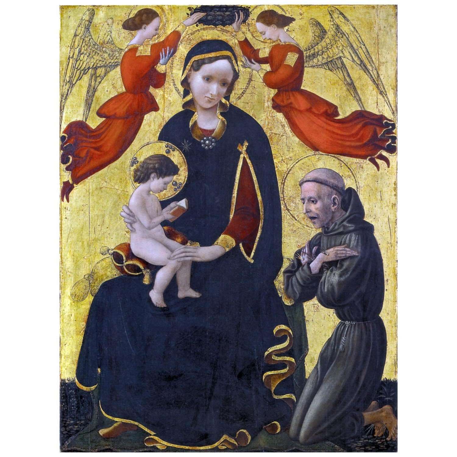   Paolo Uccello. Madonna incoronata. 1435-1440. Allentown Art Museum