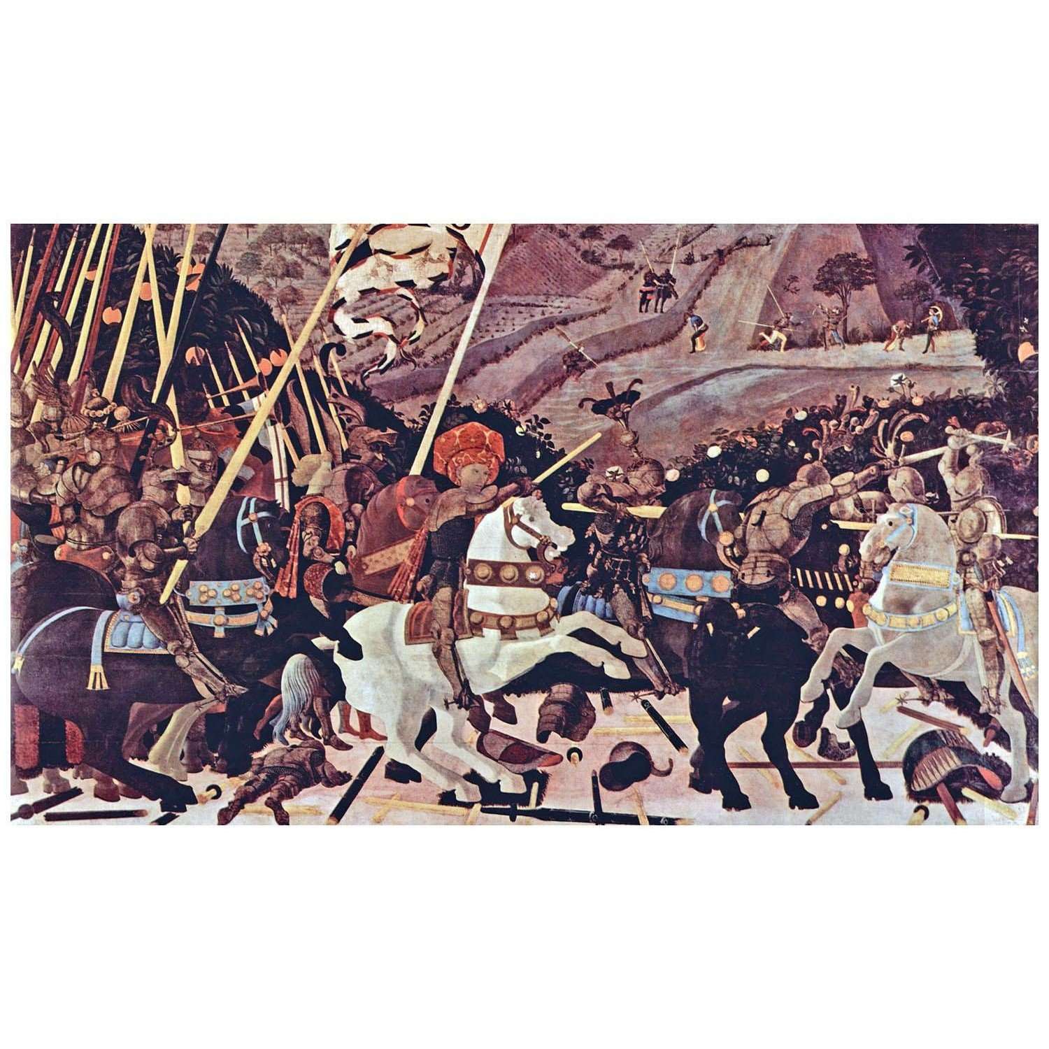   Paolo Uccello. Battaglia di San Romano. 1438. National Gallery London
