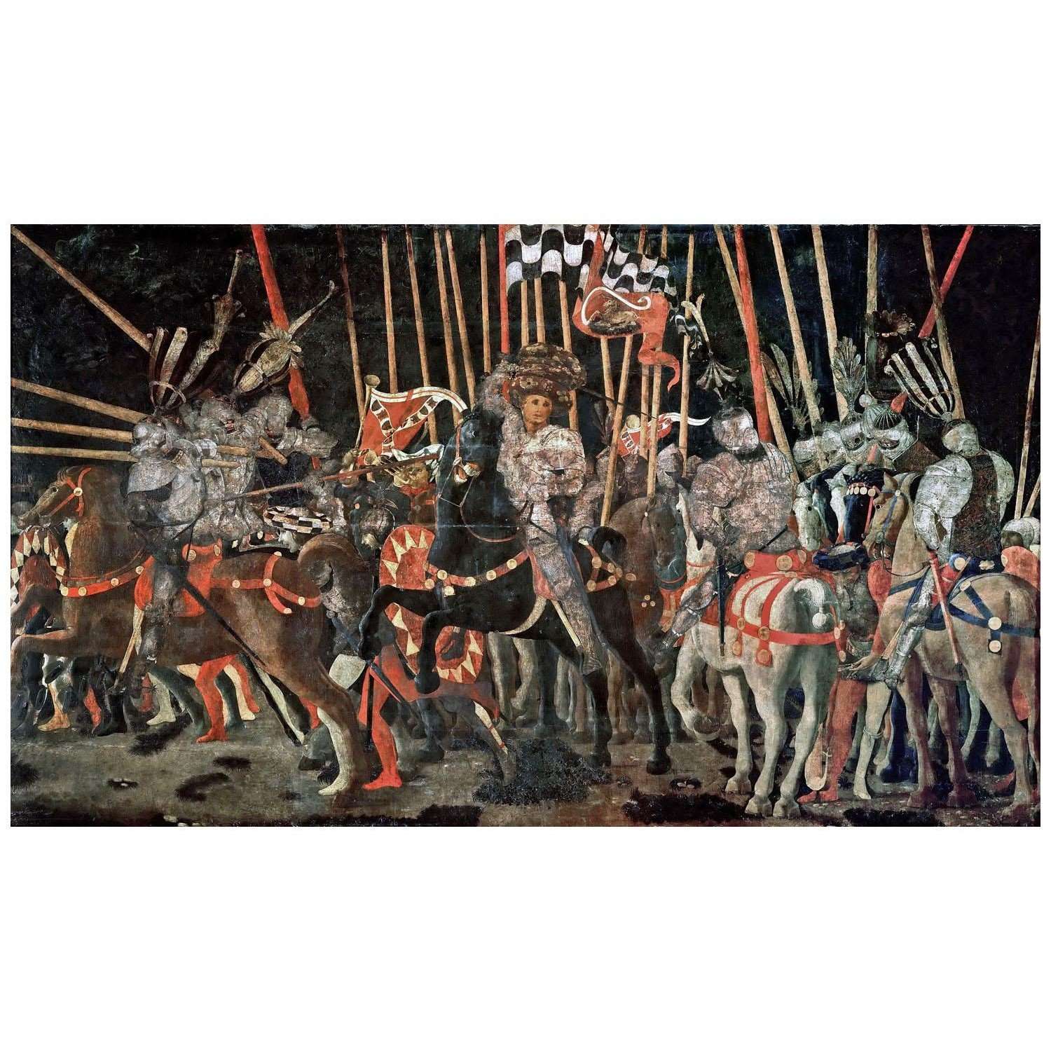   Paolo Uccello. Battaglia di San Romano. 1438. Musee du Louvre