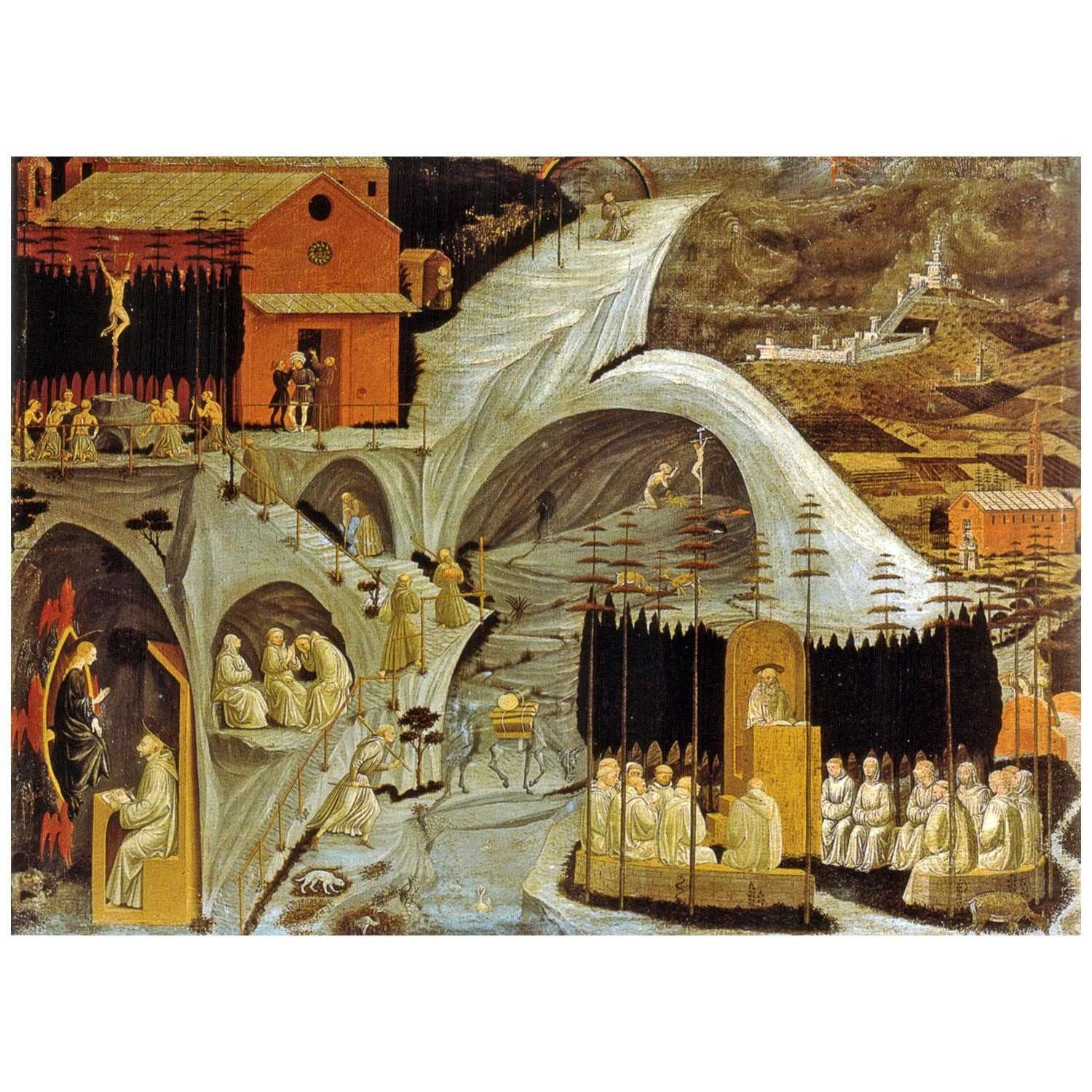   Paolo Uccello. La Tebiade. 1460. Galleria dellAcademia Firenze