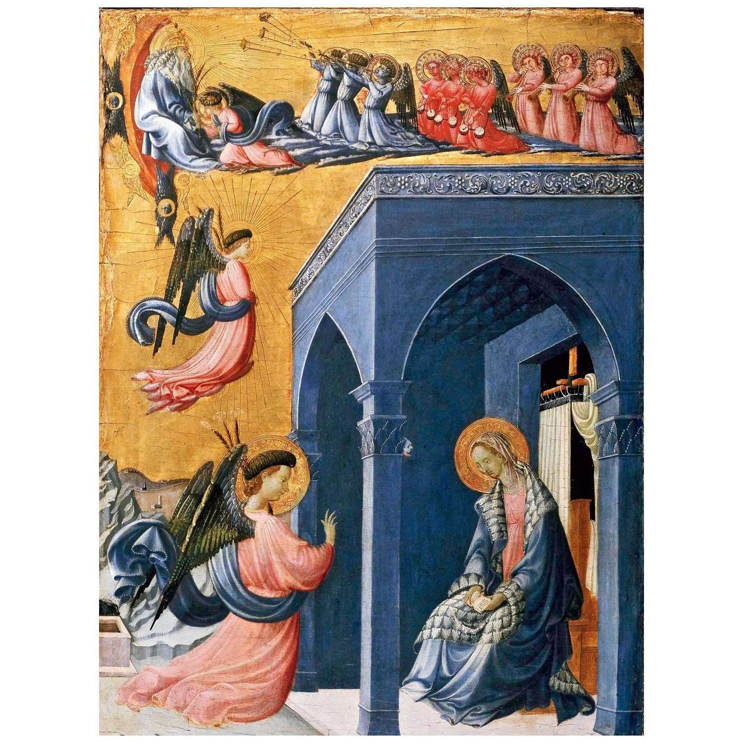   Paolo Uccello. Annunciazine. 1420s. Ashmolean Museum Oxford