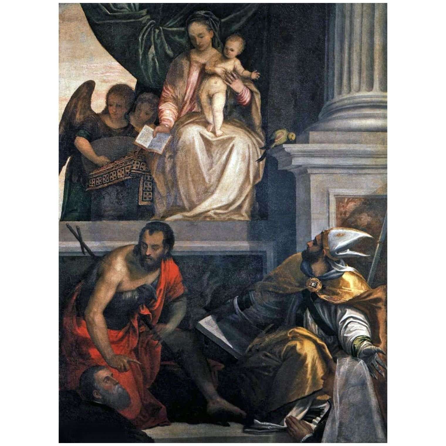  Paolo Veronese. Pala Bevilacqua Lazise. 1548. Museo di Castelvecchio Verona