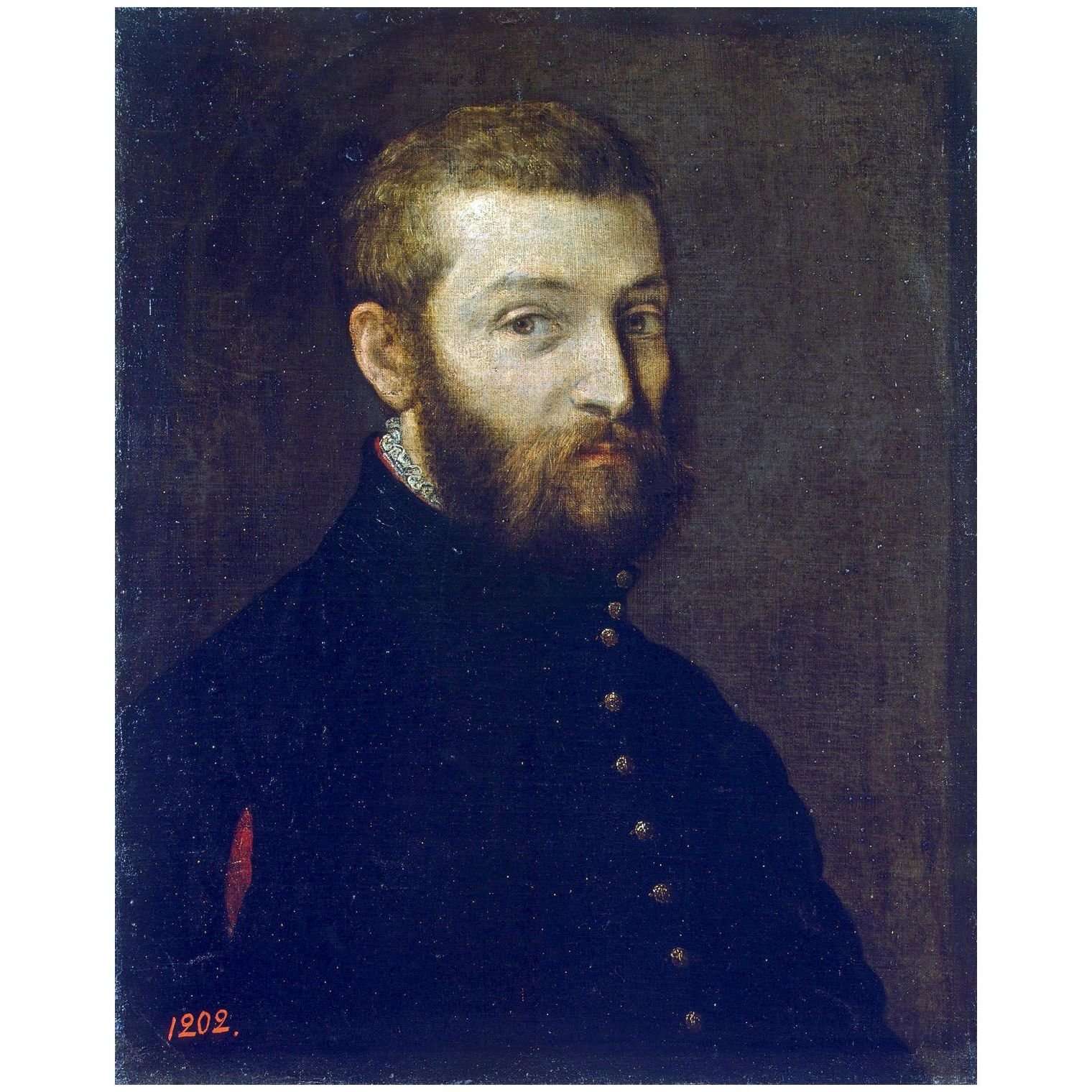  Paolo Veronese. Autoritratto. 1558-1563. Hermitage St Petersburg