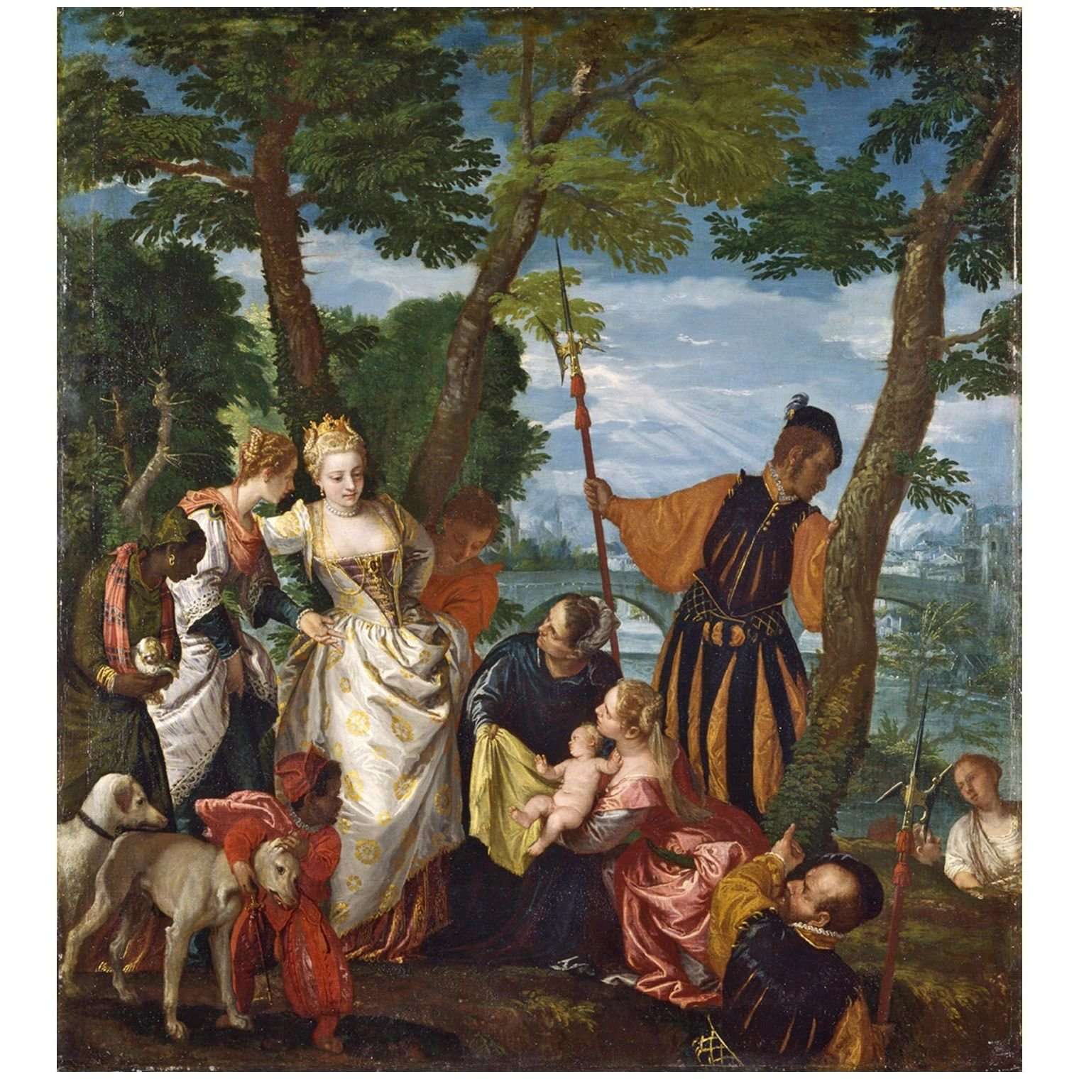 Paolo Veronese. Mos? salvato dalle acque. 1581. MBA Lyon