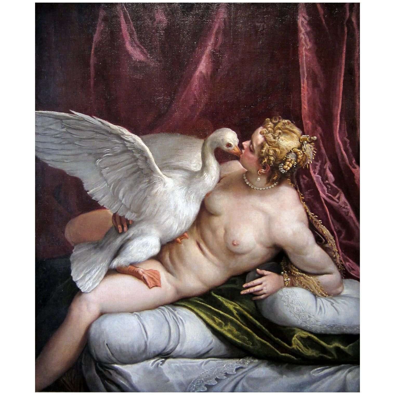  Paolo Veronese. Leda. 1585. Louvre Paris