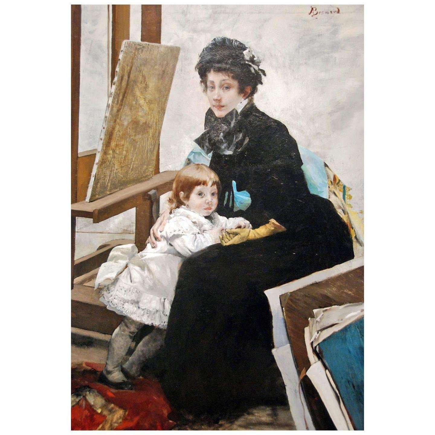  Albert Besnard. Madeleine Lerolle et sa fille. 1879. Cleveland Museum of Art