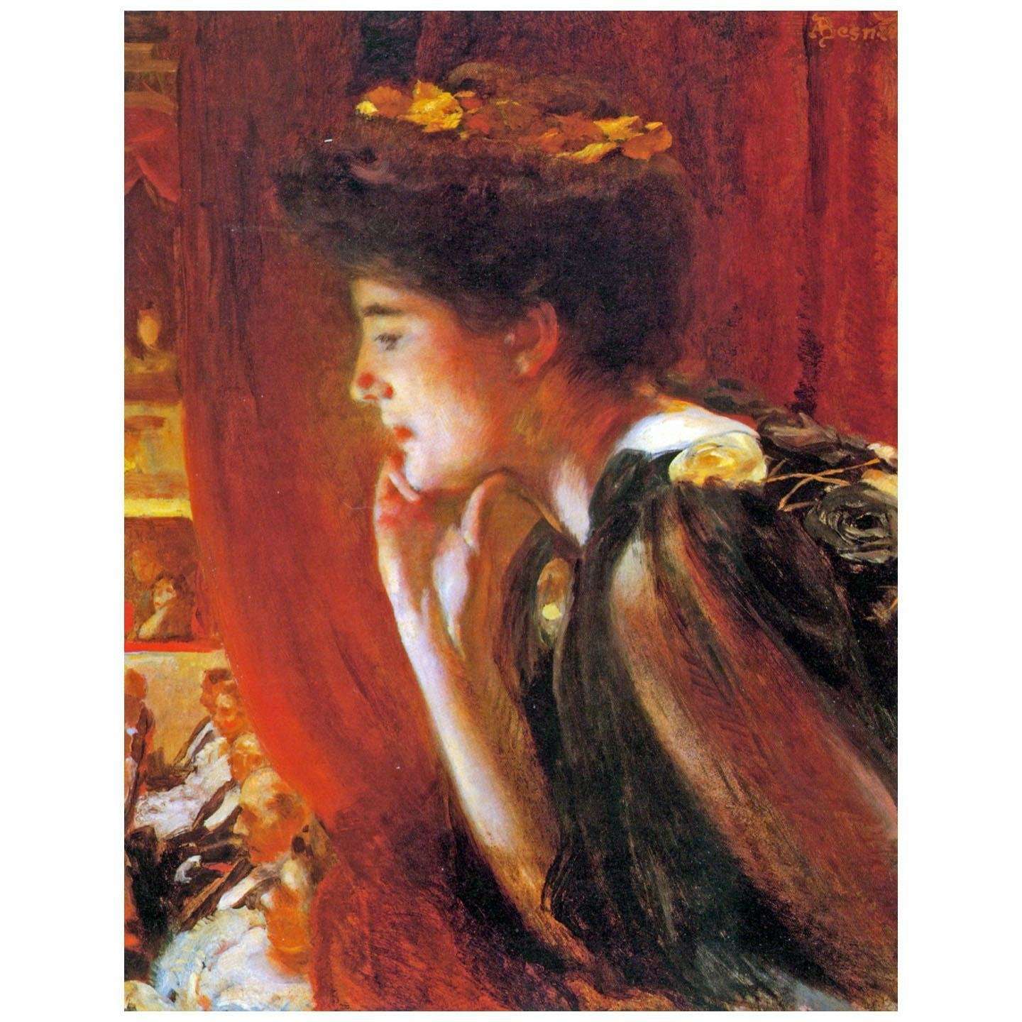   Albert Besnard. A lopera. 1889. Private collection