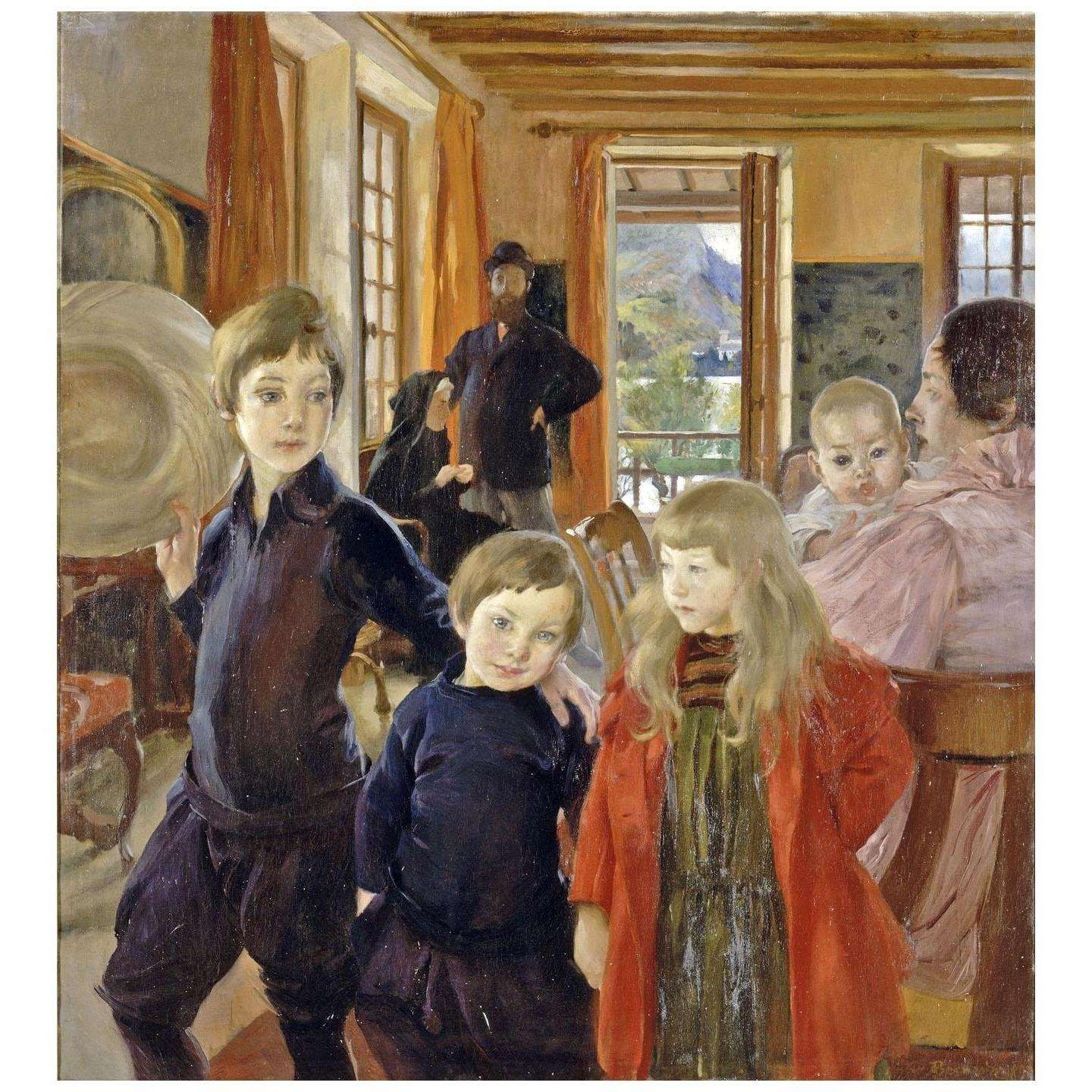   Albert Besnard. Portrait de la famille. 1890. Musee dOrsay, Paris