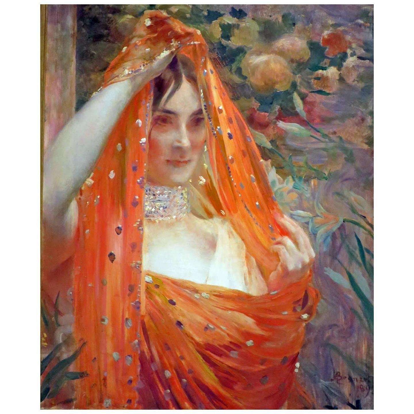   Albert Besnard. La favorite. 1892. Mus?e du Petit Palais, Paris