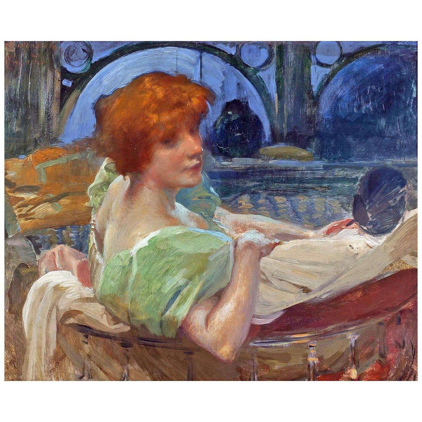   Albert Besnard. Madame Georges Rodenbach. 1897. MBA de Toulon