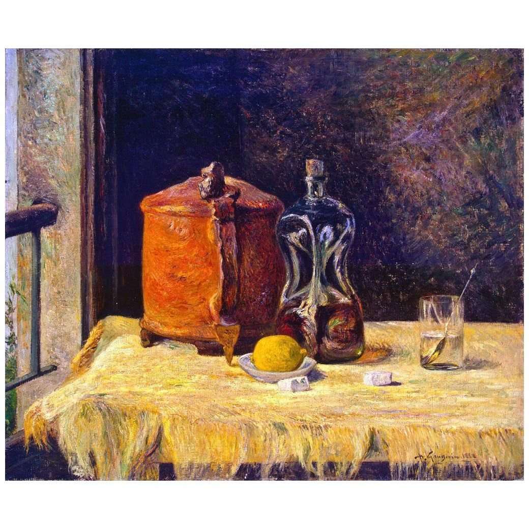  Paul Gauguin. ? la fen?tre. 1882. Hermitage St-Petersburg