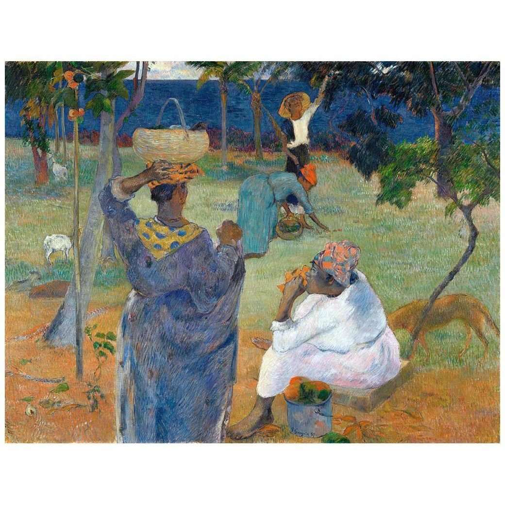  Paul Gauguin. Parmi les mangues. 1887. Van Gogh Museum Amsterdam