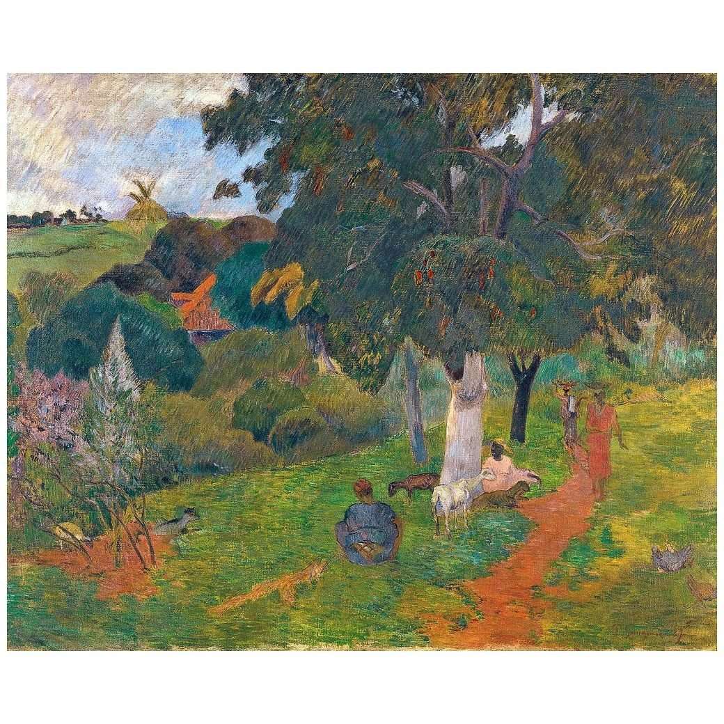  Paul Gauguin. All?s et venues, Martinique. 1887. Thyssen-Bornemisza Madrid