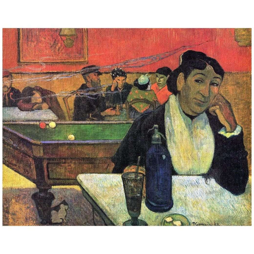  Paul Gauguin. Caf? de Nuit, Arles. 1888. Pushkin Museum Moscow