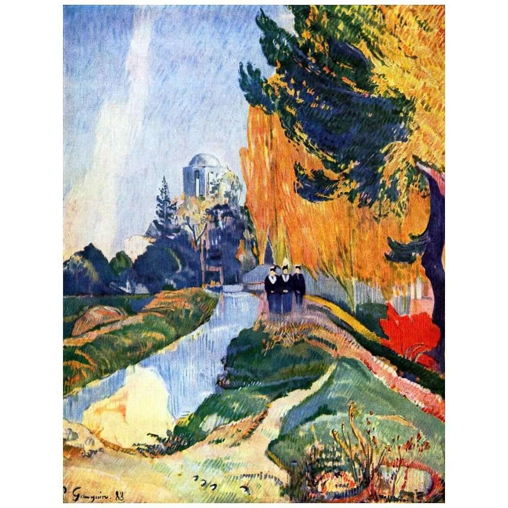  Paul Gauguin. Les Alyscamps. 1888. Musee dOrsay Paris