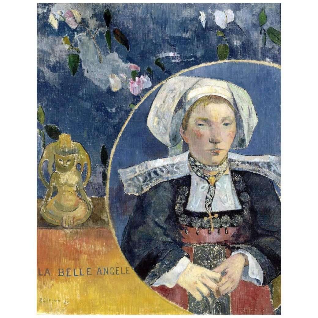  Paul Gauguin. La Belle Angele. 1889. Musee dOrsay Paris