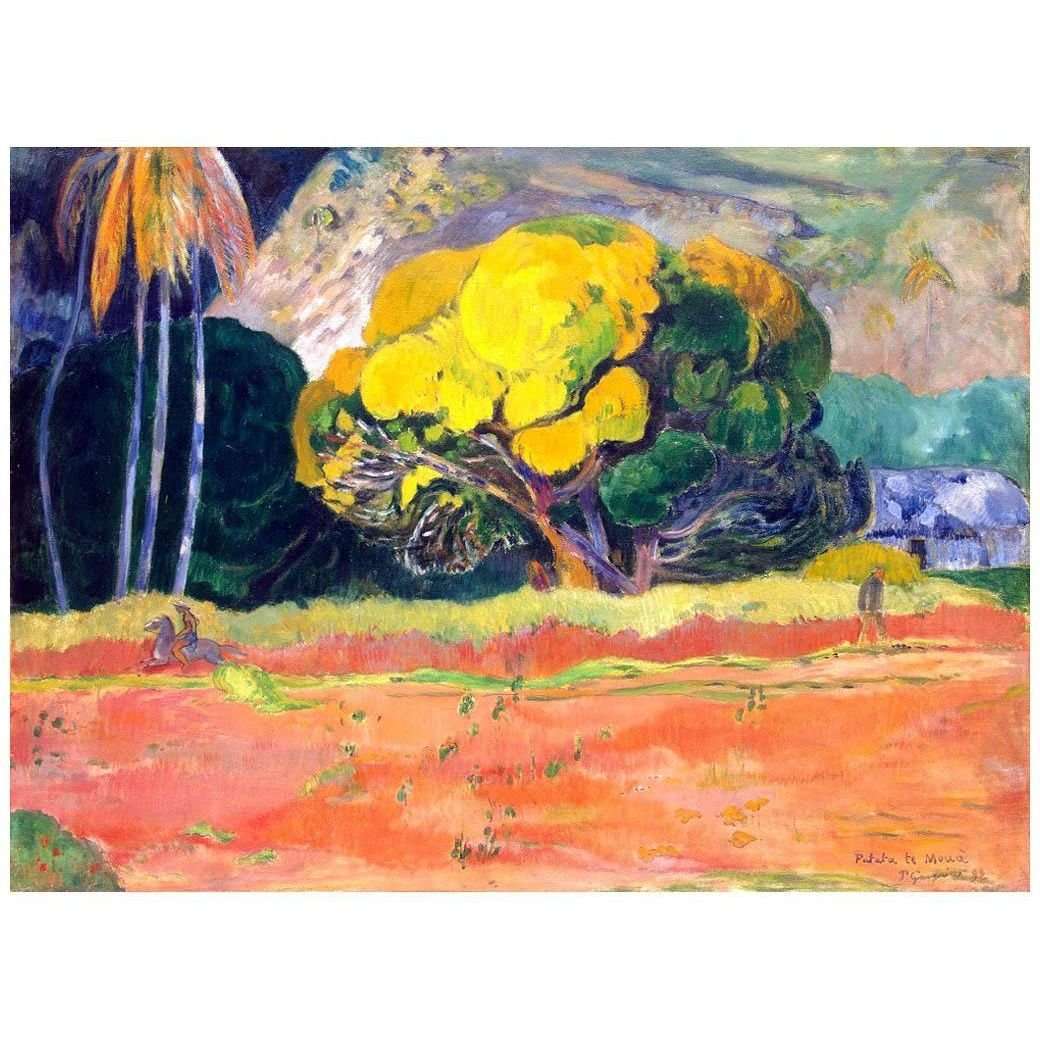  Paul Gauguin. Fatata te Mou?. 1892. Hermitage St-Petersburg