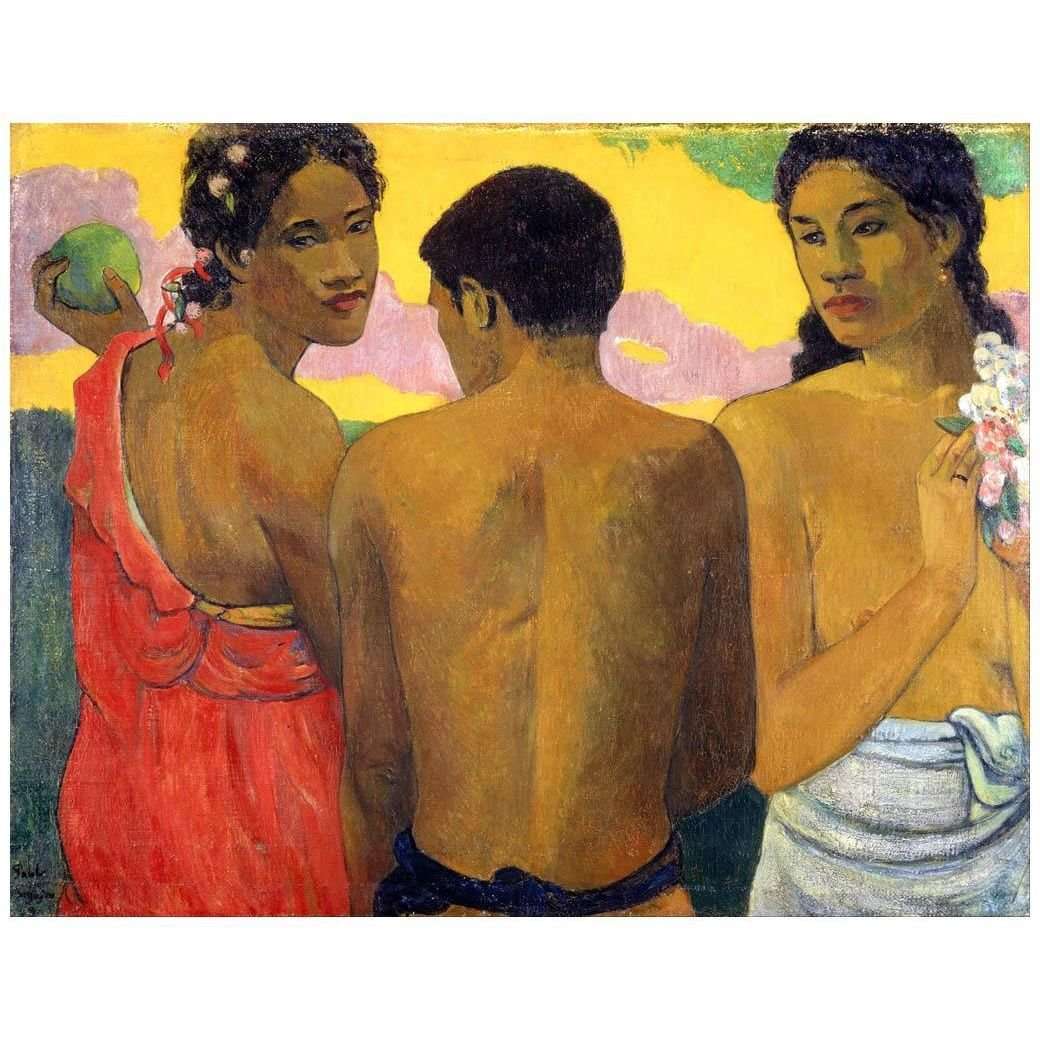  Paul Gauguin. Trois Tahitiennes. 1899. National Gallery Edinburgh