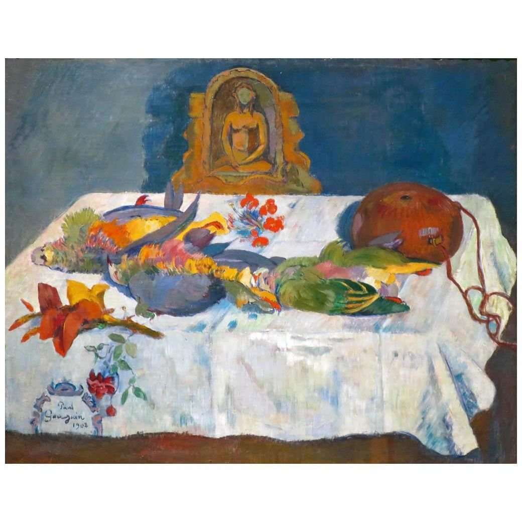  Paul Gauguin. Nature morte aux oiseaux exotique. 1902. Pushkin Museum Moscow