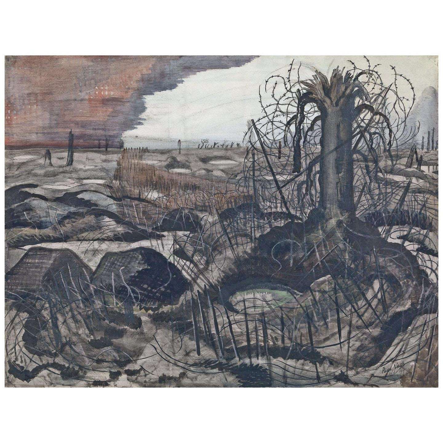  Paul Nash. Wire. 1819. Imperial War Museum London