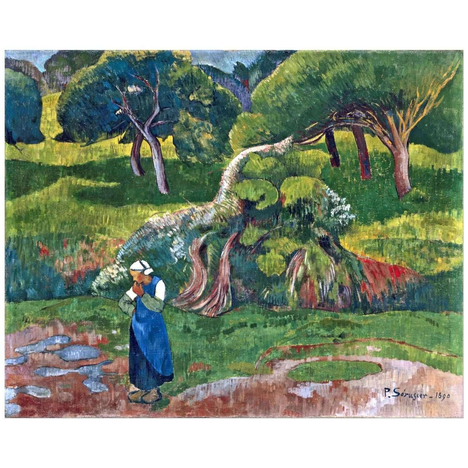  Paul Serusier. Paysage au Pouldu. 1890. Museum of Fine Arts, Houston