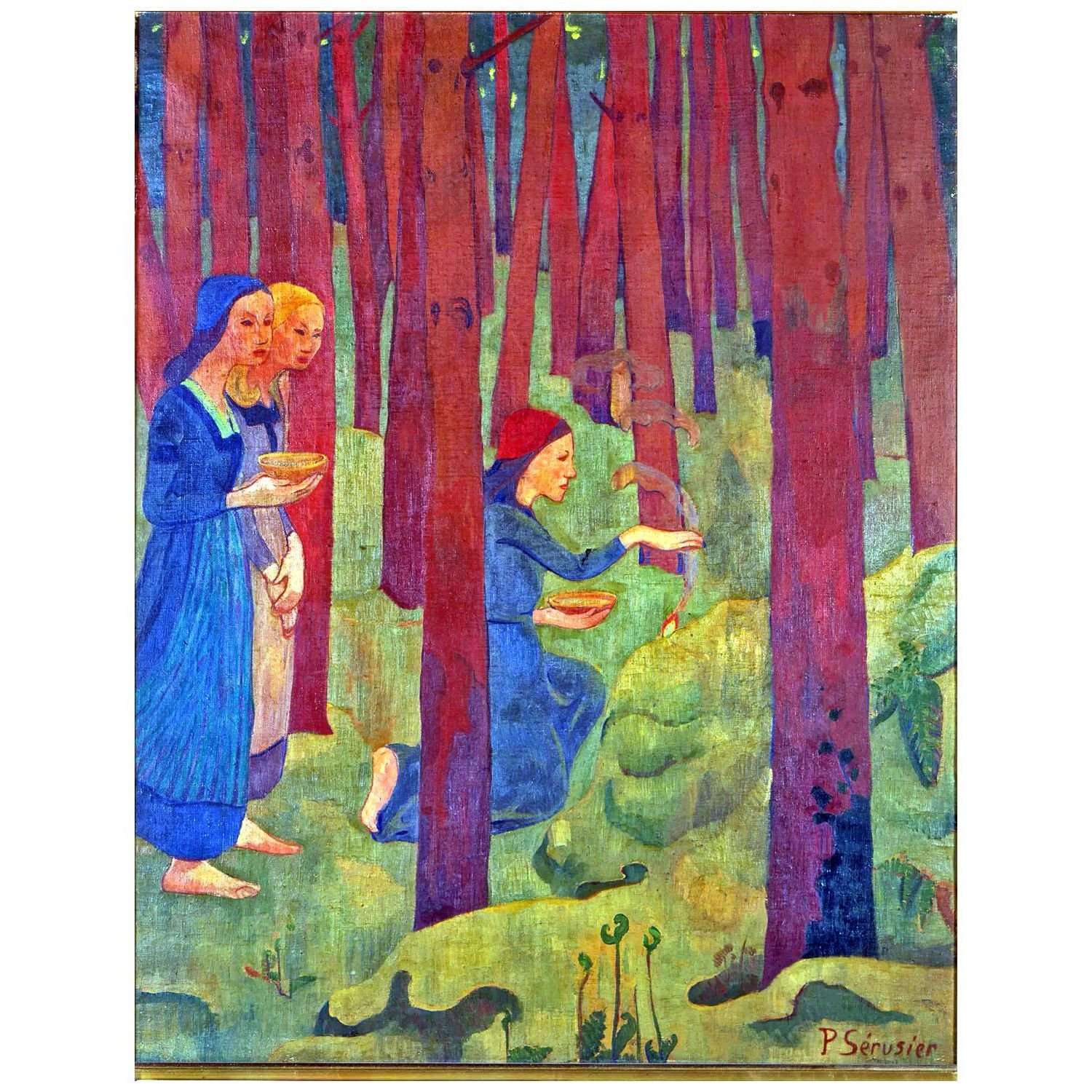 Paul Serusier. Lincantation. 1891-1892. MBA de Quimper