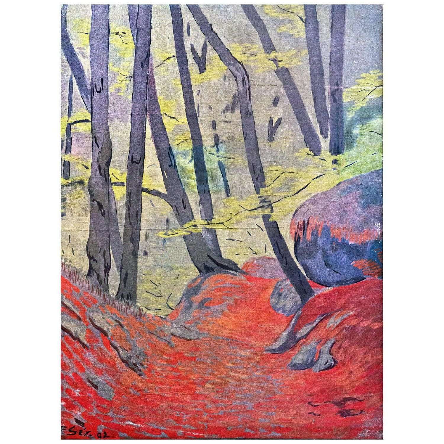  Paul Serusier. Sous-Bois. 1892. Mus?e Toulouse-Lautrec, Albi