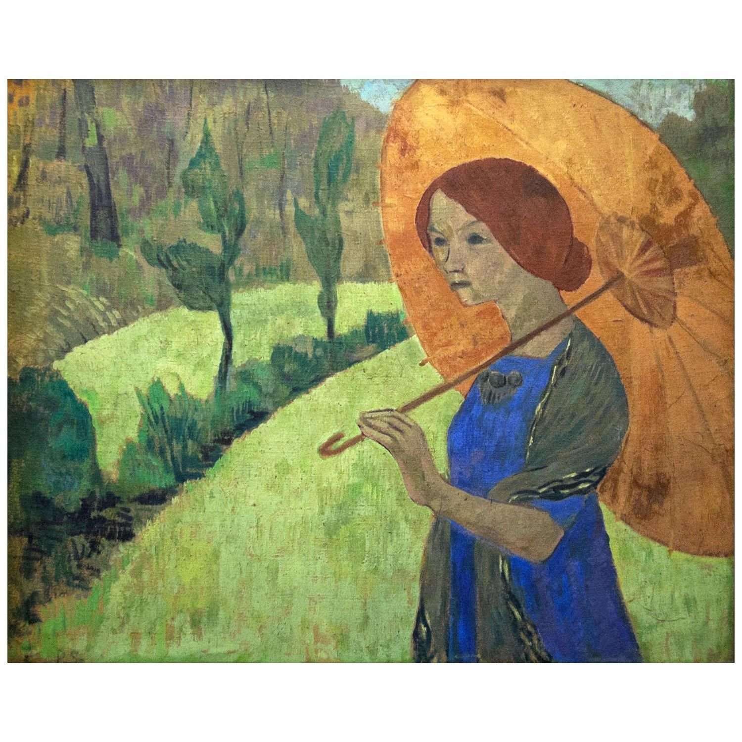  Paul Serusier. Madame S?rusier ? l'ombrelle. 1912. Musee Maurice Denis