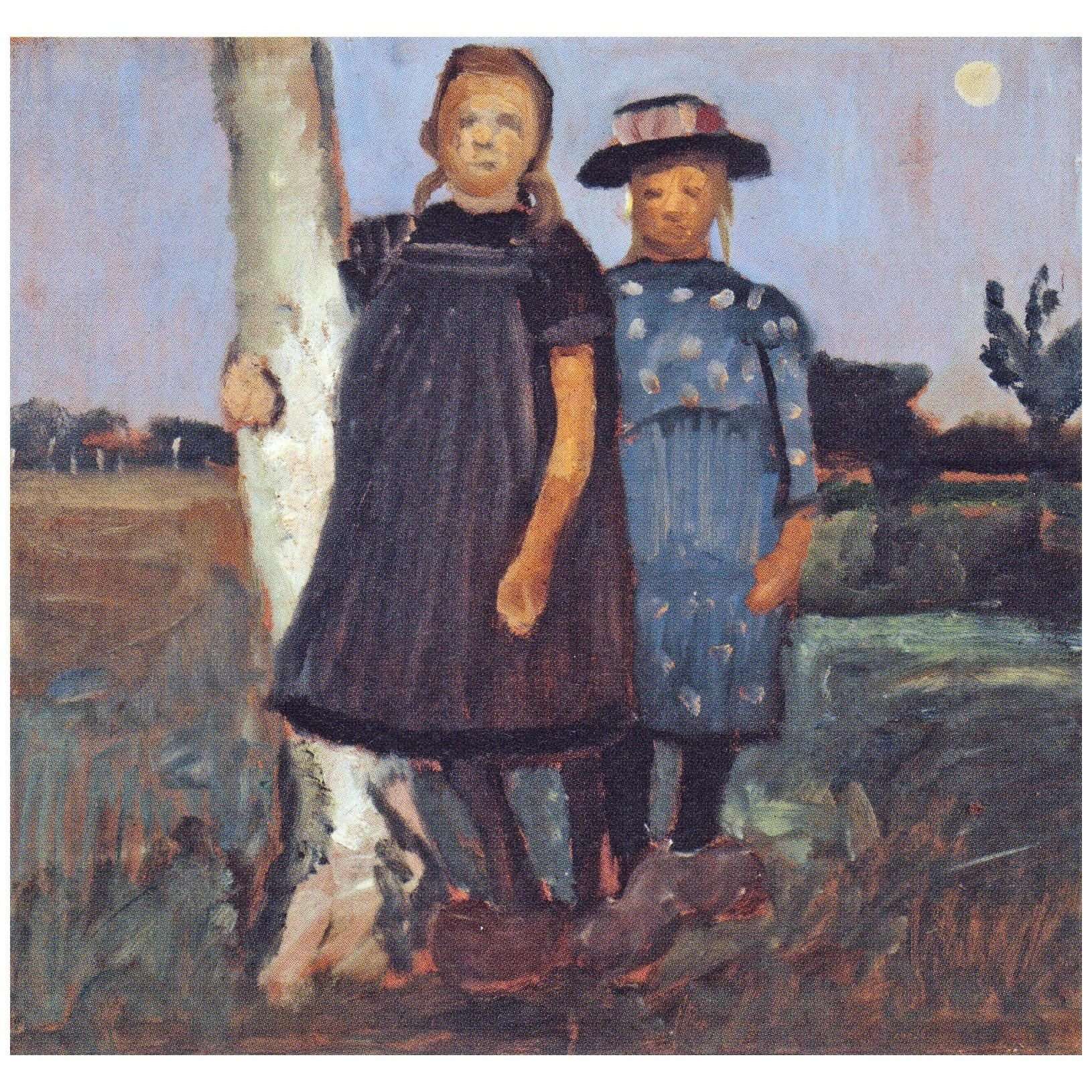  -Paula Modersohn-Becker. Zwei M?dchen. 1902. Modersohn-Becker Museum Bremen