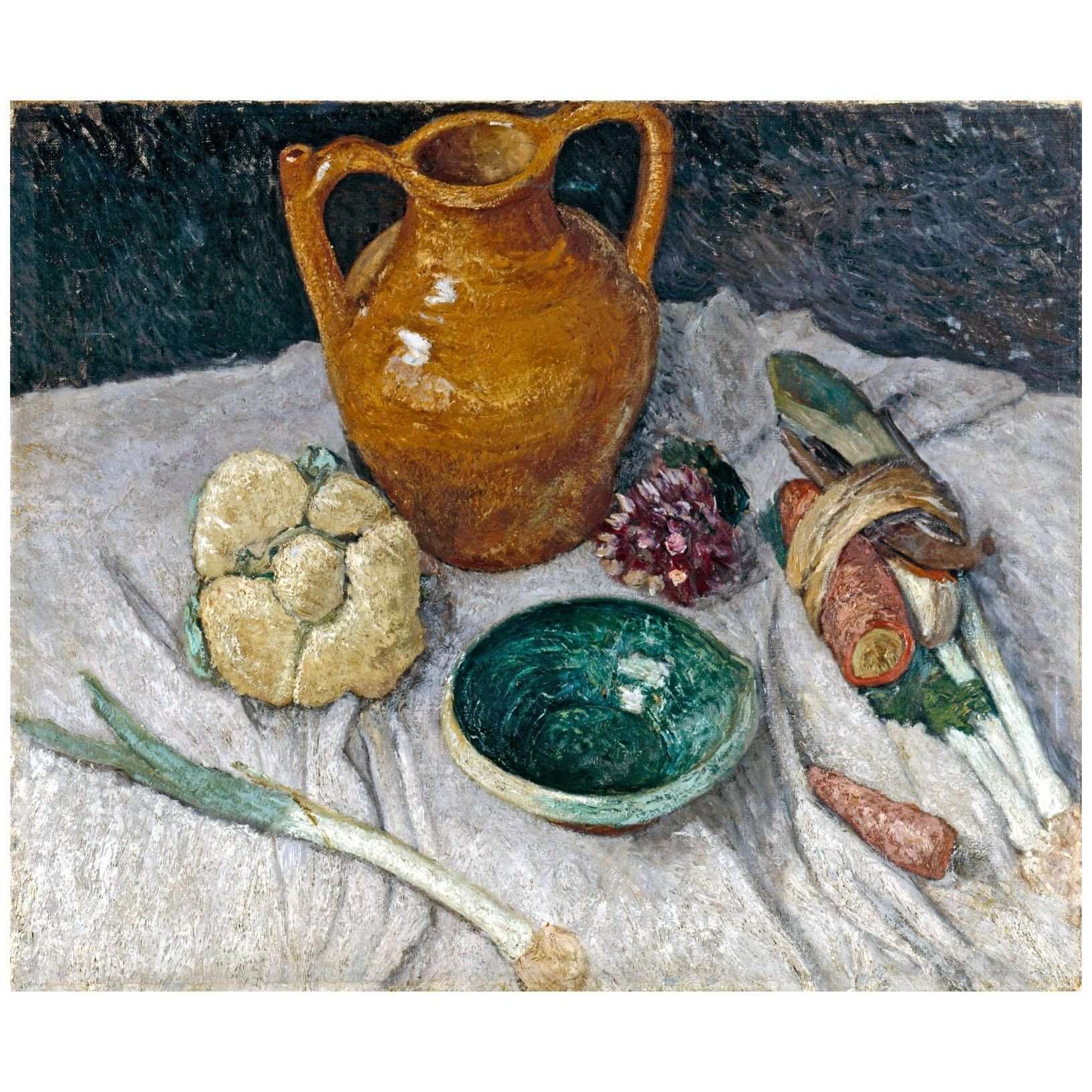  -Paula Modersohn-Becker. Stillleben mit gelbem Krug. 1905. Landesmuseum Hannover