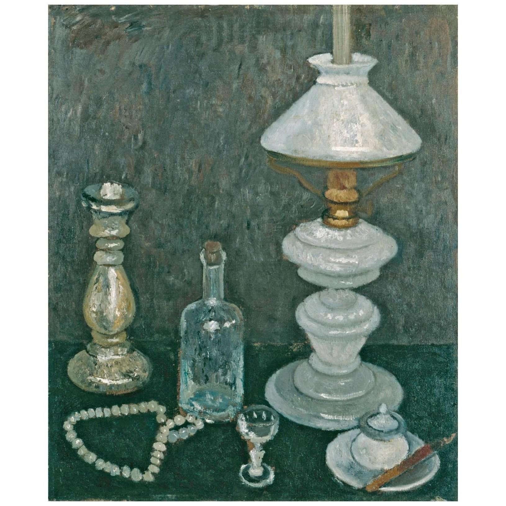 -Paula Modersohn-Becker. Stillleben mit Lampe. 1906. Musee dart de Luxembourg