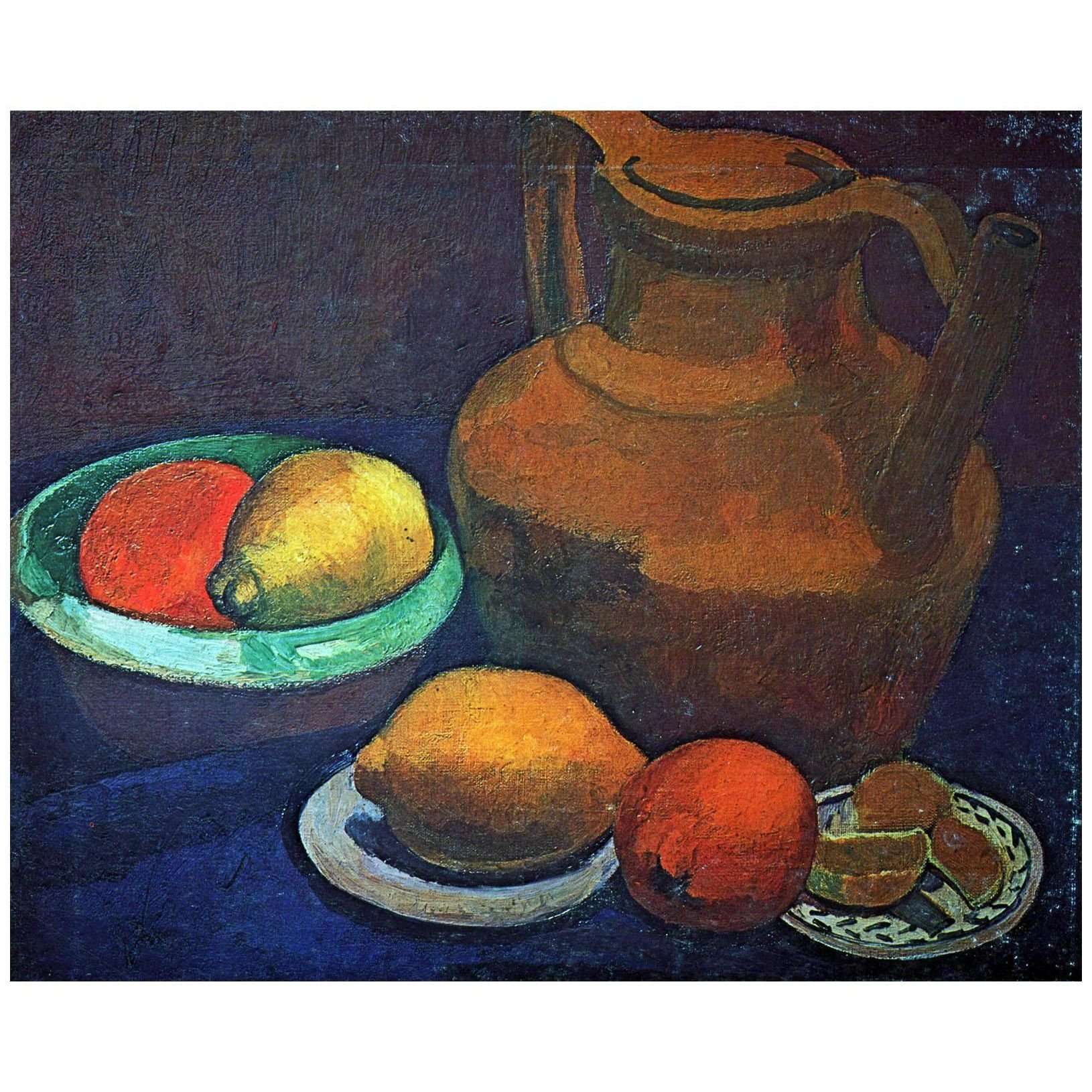  -Paula Modersohn-Becker. Stillleben mit Tonkrug. 1907. Private collection