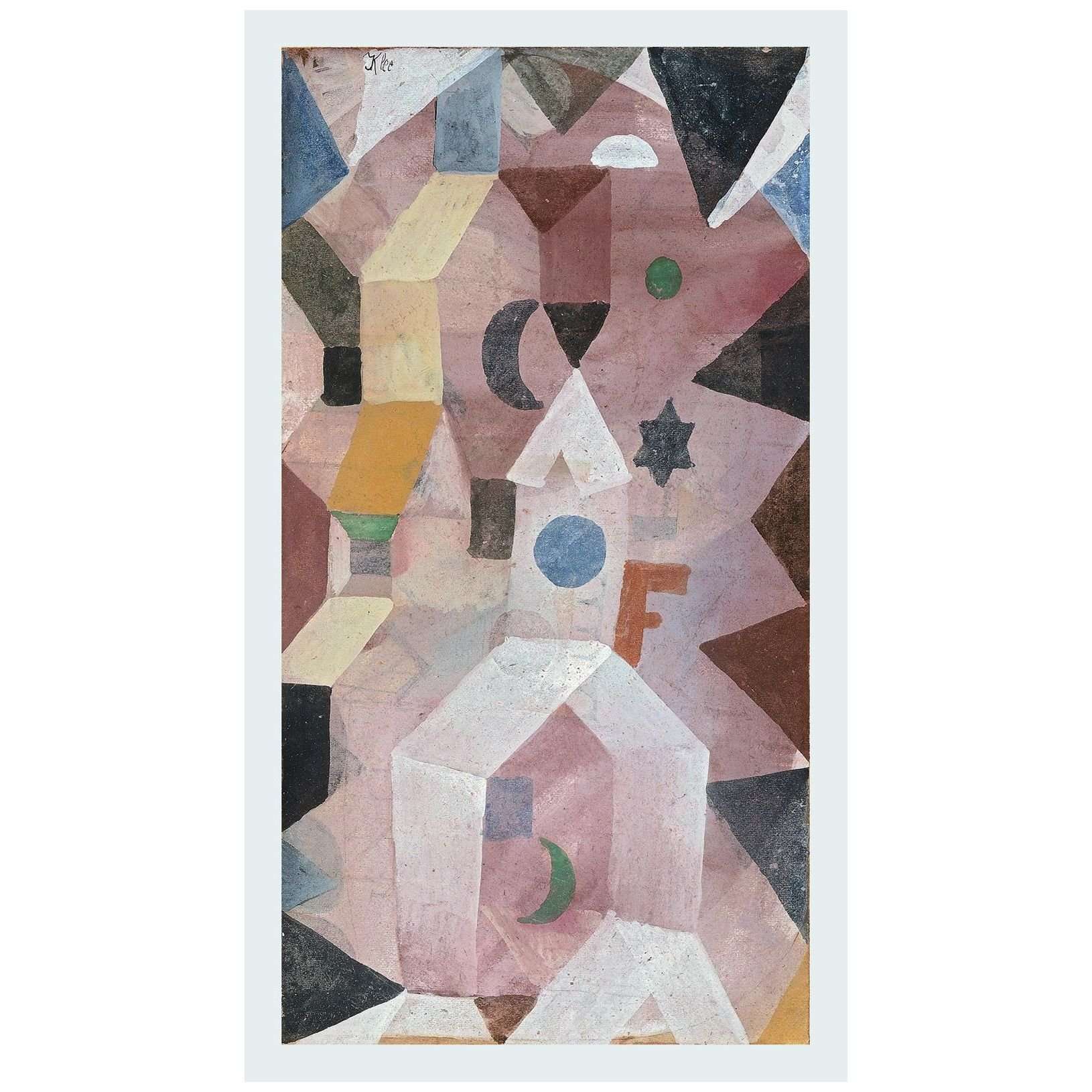  Paul Klee. Die Kapelle. 1917. Fondation Beyeler, Basel