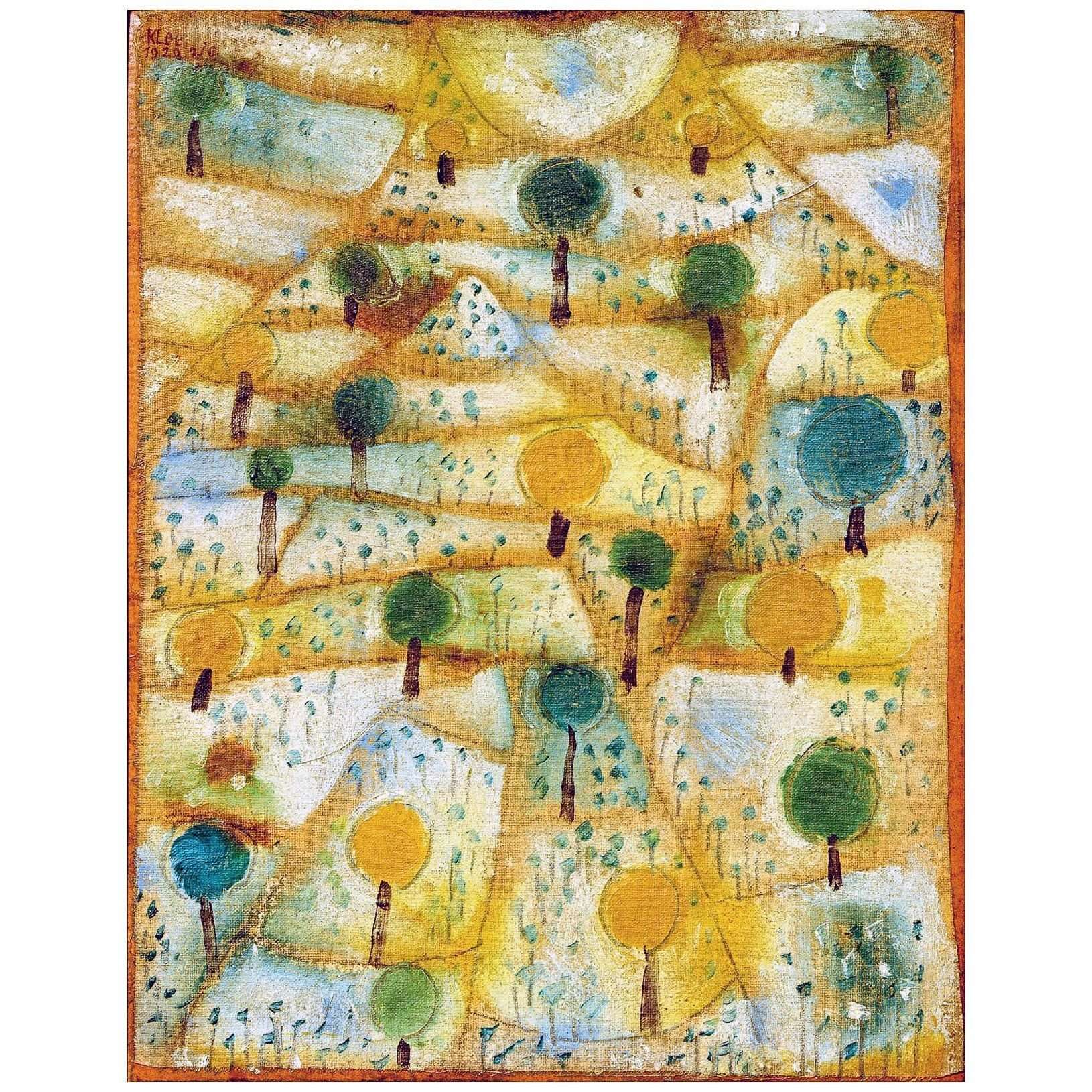  Paul Klee. Kleine rhythmische Landschaft. 1920. Privatsammlung