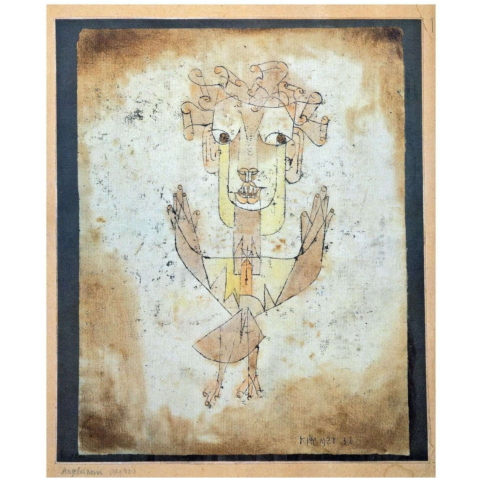  Paul Klee. Angelus Novus. 1920. Israel Museum Ierusalem